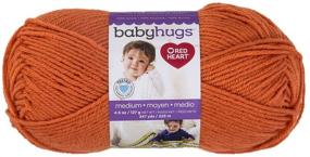 img 4 attached to Средняя красная пряжа Baby Hugs: Orangie - идеальная пряжа для малышей.