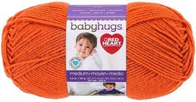 img 3 attached to Средняя красная пряжа Baby Hugs: Orangie - идеальная пряжа для малышей.