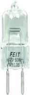 💡 feit electric bpq50t4/jcd/rp 50w t4 jcd halogen bulb with bi-pin base, clear - enhanced for seo logo