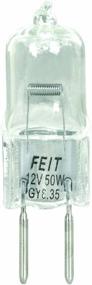 img 2 attached to 💡 Feit Electric BPQ50T4/JCD/RP 50W T4 JCD Halogen Bulb with Bi-Pin Base, Clear - Enhanced for SEO