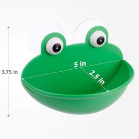 img 2 attached to 🐸 Amphibian Aquatic Frog Habitat, Cute Fish Tank Decoration for Small Aquatic Animals like Frogs, Toads, Geckos, Tadpoles, and Turtles