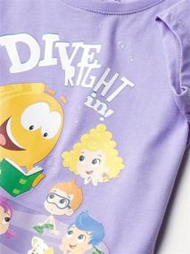 img 3 attached to 👕 Футболка "Lavender Bubble Guppies" для малышей - Детская одежда для девочек: Топы, Футболки и Блузки