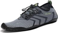 cheston barefoot quick water all black men's athletic shoes: ultimate comfort and style логотип