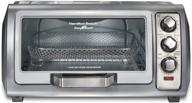 hamilton beach sure-crisp 31523 air fryer toaster oven | easy reach door | stainless steel логотип