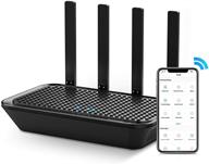 ac2100 dual-band smart wi-fi router with mu-mimo, gigabit lan ports, parental control, lifetime internet security - up to 2033 mbps high-speed for video & gaming logo