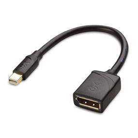 img 4 attached to 💻 Cable Matters Mini DisplayPort to DisplayPort Adapter (Mini DP to DP) - Black, 4K & Thunderbolt 2 Compatible