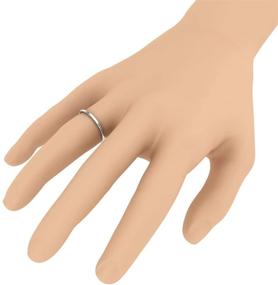 img 1 attached to 💍 Timeless Elegance: 14K Gold 1.5mm Plain Wedding Band