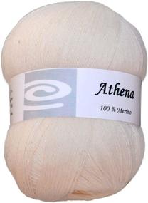 img 1 attached to Elegant Yarns Athena Yarn White