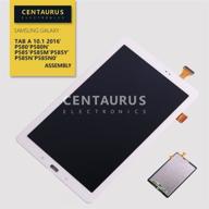 📱 lcd display touch screen digitizer assembly replacement for samsung galaxy tab a 10.1 2016 sm-p580 p580n / sm-p585 p585m p585y p585n p585n0 (white) logo