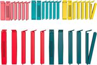 📎 ikea bevara sealing clip, assorted colors & sizes, 2 packs of 30 clips - total 60 clips логотип