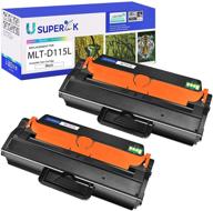 superink 2 pack premium high yield toner cartridge replacement compatible with samsung 🖨️ mlt-d115l 115l mlt-d115s - works with xpress sl-m2830dw sl-m2870fw sl-m2820dw m2880fw sl-m2620 m2670 printers logo