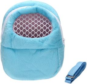 img 4 attached to 🐹 DETOP Hamster Carrier Bag: Portable Breathable Outgoing Bag for Small Animals like Hedgehog, Sugar Glider, Squirrel, Guinea Pig