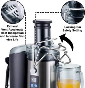 img 1 attached to Centrifugal Machines，Juice Extractor Adjustable Stainless Steel