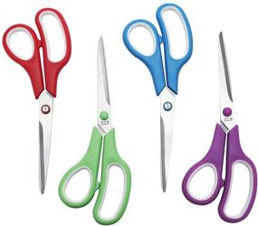 img 3 attached to ✂️ Comfort Grip 16 Pack CCR Scissors: Ergonomic Handles for Effortless Cutting