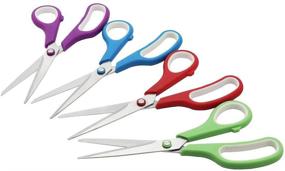 img 2 attached to ✂️ Comfort Grip 16 Pack CCR Scissors: Ergonomic Handles for Effortless Cutting