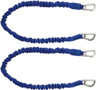 🚤 extreme max blue 12" boattector high-strength line snubber & storage bungee - 2-pack-12 with compact hooks: boost your boat's safety and storage efficiency logo