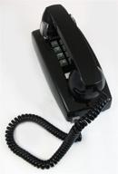 cortelco 2554 black wall corded telephone with volume control - efficient communication solution logo