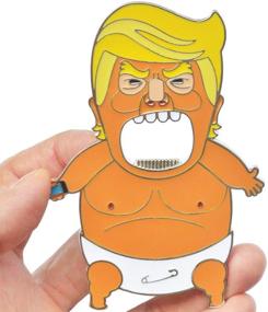 img 3 attached to 🍼 Trump Baby Balloon Shaped Magnetic Bottle Opener: Funny Angry Baby Donald Trump Fridge Magnet Sticker—4 inches High! Ideal Anti Donald Trump Gag Gift