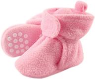 👶 luvable friends cozy unisex baby fleece booties logo