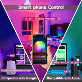 img 3 attached to 🌈 HaoDeng WiFi LED Smart Controller: Control RGB Strip Lights with Alexa, Google Assistant, IFTTT & More!