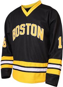 img 3 attached to 🏒 Authentic Mens Boston Happy Gilmore 18 Adam Sandler 1996 Movie Ice Hockey Jersey: Superior Stitching & Quality