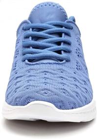 img 1 attached to Joomra Women Lightweight Sneakers: Trendy Athletic Shoes with 3D Woven Design