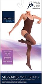 img 3 attached to SIGVARIS Womens FASHION Compression 15 20MmHg Sports & Fitness in Team Sports