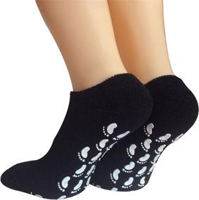 img 3 attached to 🧦 Lantee Non Slip Skid Proof Women's Ankle Hospital Socks - Low Cut, No Show with Grips