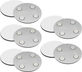 img 4 attached to 5-Pack Magnetic Smoke Detector Mount, Strong Magnetic Adhesive Pads, Ø 2.8 in - No Drilling or Screws Required, MA02