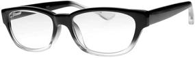 img 4 attached to Premium Real Glass Reading Glasses: Stylish Acetate Frame & +2.00 Reading Add-On