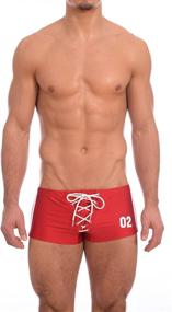 img 2 attached to 🩲 Gary Majdell Sport Men's Varsity Football Trunk Boxer Swimsuit Brief