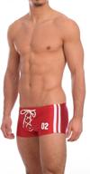 🩲 gary majdell sport men's varsity football trunk boxer swimsuit brief logo