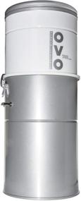 img 4 attached to 🌪️ OVO Heavy Duty Central Vacuum System: Hybrid Filtration, 35L or 9.25Gal, 700 Air Watts, Large, White & Silver