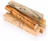 tamarind spalted pen blank 5 piece logo