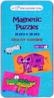 🧩 the magnetic puzzles of the purple cow logo