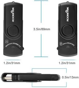 img 1 attached to 🖥️ Rocketek RT-CR3A 11-В-1 USB 3.0 Кард-ридер и записывающее устройство для карт памяти с защитным кожухом, 2 слота (SD + Micro SD) для SDXC, UHS-I SD, SDHC, SD, Micro SDXC, Micro SDHC, Micro SD, MMC карт памяти.