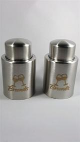 img 2 attached to 🍾 Breendis Stainless Steel Vacuum Wine Stopper - Pack of 2