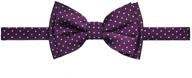🎀 vibrant polka dot pre tied bow ties - retreez color collection for boys' accessory logo