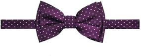 img 2 attached to 🎀 Vibrant Polka Dot Pre Tied Bow Ties - Retreez Color Collection for Boys' Accessory