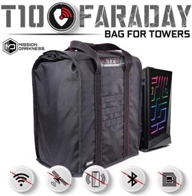 img 3 attached to 🛡️ Mission Darkness T10 Computer Tower & XL Electronics Faraday Bag (Gen 2) - Digital Forensics, EMP Protection, Data Security, Anti-Hacking & Anti-Tracking Assurance