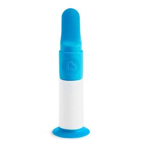 img 4 attached to 👶 Munchkin Booty Brush: Easy and Hygienic Diaper Cream Application in Blue