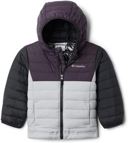 img 1 attached to Shop the Columbia Powder Hooded Jacket in Black - Boys' Clothing