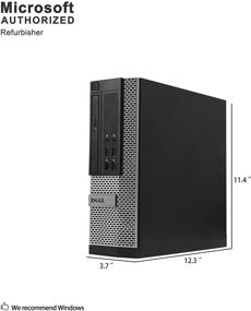 img 2 attached to 💻 Dell Optiplex 9010 SFF Desktop PC - Intel Core i5-3470, 16GB RAM, 240GB SSD, DVD, Windows 10 Pro (Renewed) – Fast and Reliable Computing with WiFi
