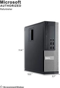 img 1 attached to 💻 Dell Optiplex 9010 SFF Desktop PC - Intel Core i5-3470, 16GB RAM, 240GB SSD, DVD, Windows 10 Pro (Renewed) – Fast and Reliable Computing with WiFi