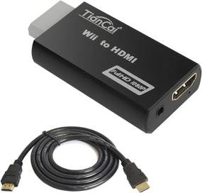 img 4 attached to 🎮 Tohilkel Wii to HDMI Converter - HDMI Cable Included, 1080P Video Output & 3.5mm Audio, Supports All Wii Display Modes