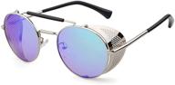 🕶️ silver flowertree sty056 shield sunglasses - enhanced seo логотип