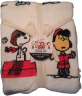 peanuts berkshire velvet blanket queen logo