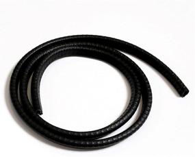 img 2 attached to Protective Rubber Hook Liner for Wall Control Pegboard Hooks - 3 Feet of Easy-to-Apply Coating (Black)