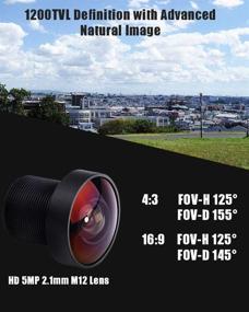 img 2 attached to Foxeer FPV Camera Razer-Mini: HD 5MP 2.1mm 📷 Lens, 1200TVL, PAL/NTSC Switchable, Wide Voltage Input for Racing Drones