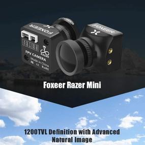 img 3 attached to Foxeer FPV Camera Razer-Mini: HD 5MP 2.1mm 📷 Lens, 1200TVL, PAL/NTSC Switchable, Wide Voltage Input for Racing Drones